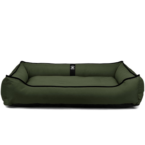 Водонепроникний лежак для великих собак EGO Bosyak 2XL 120x100 Хакі (Ортопедична лежанка для собак від 30 кг)